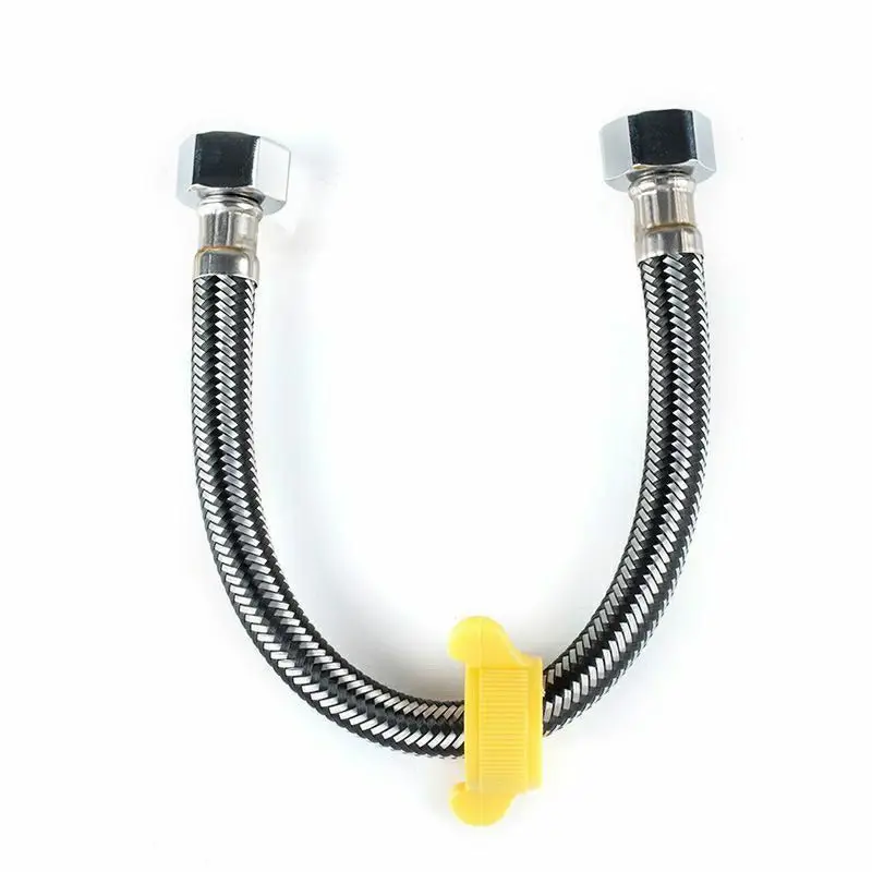 304 Stainless Steel Braided Pipe High Pressure Explosion-Proof Water Heater Cold And Hot Flexible Water Inlet Hose