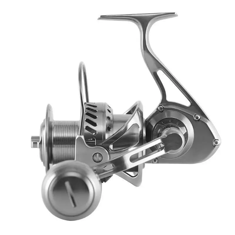 Ship fishing and sea fishing with finely carved tooth plates Saltwater 11+1bb Full Metal Cnc Handle Spinning Fishing Reels