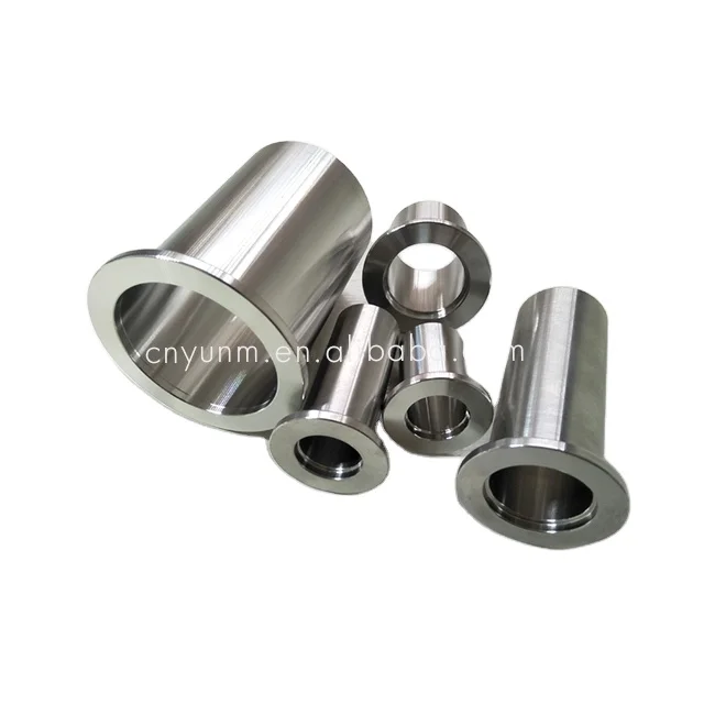 High Vacuum  flanges KF NW Half Nipple flange full nipple flexible rubber