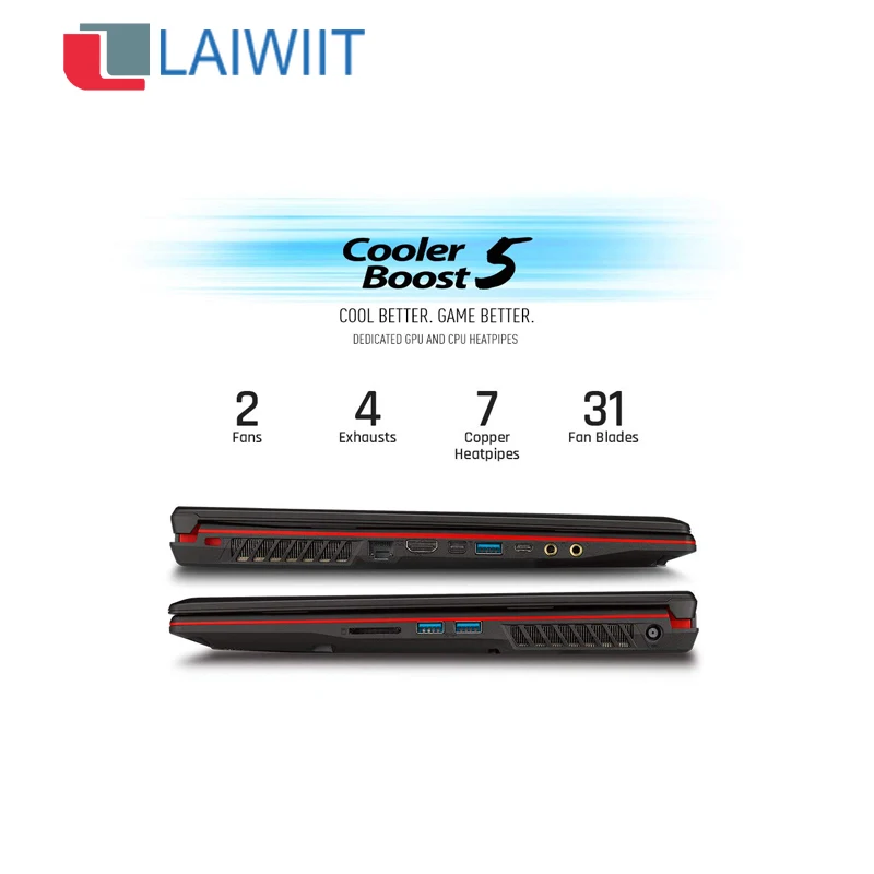  Игровой ноутбук LAIWIIT MSI 15 6 дюйма ГБ графика i7 8-го поколения игровой