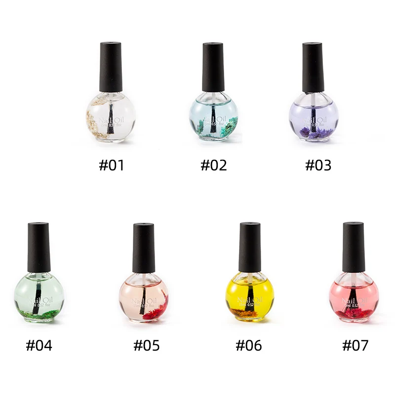 Dry Flower Nail Treatment Revitalizer Oil Nail Polish Nourish Skin Protector Nail Nutrition Cuticle Oil Pen