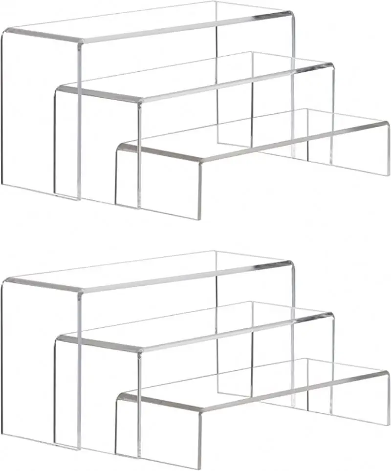 Spring Sign high transparency step display shelves acrylic stairs display