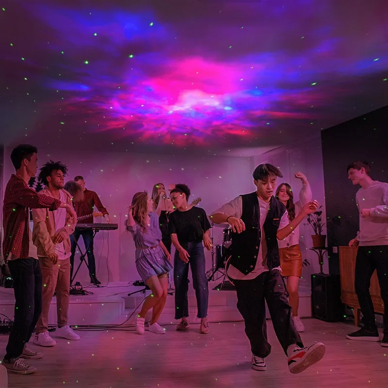 Smart 3D Astronaut projectors Lamp colorful Hold the stars hold the guitar all the stars of laser projection light