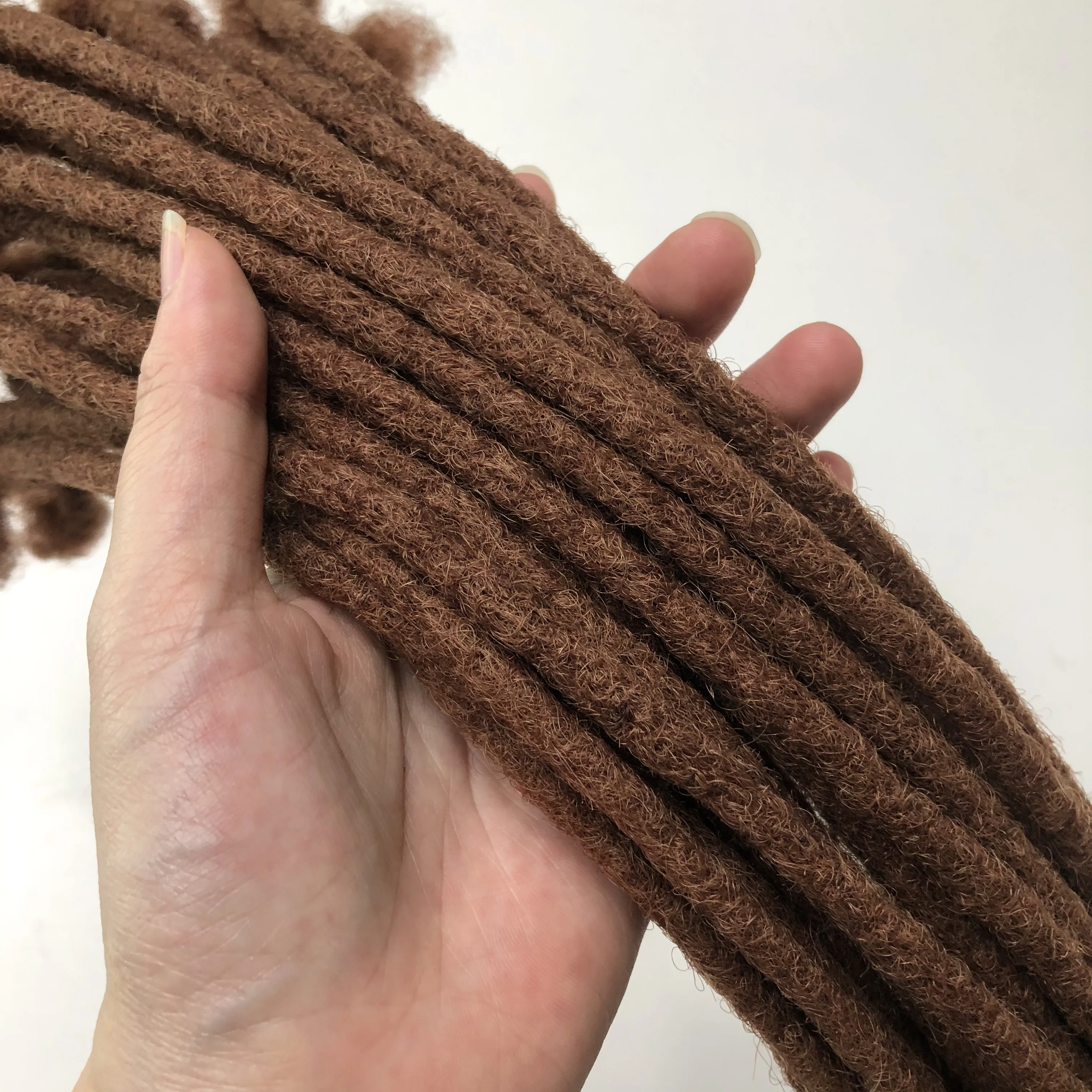 HohoDreads Wholesale 100% Afro Kinky Curly Human Hair Naturel Crochet Dreadlock Extensions, Loc Extensions Dread Locks Extension