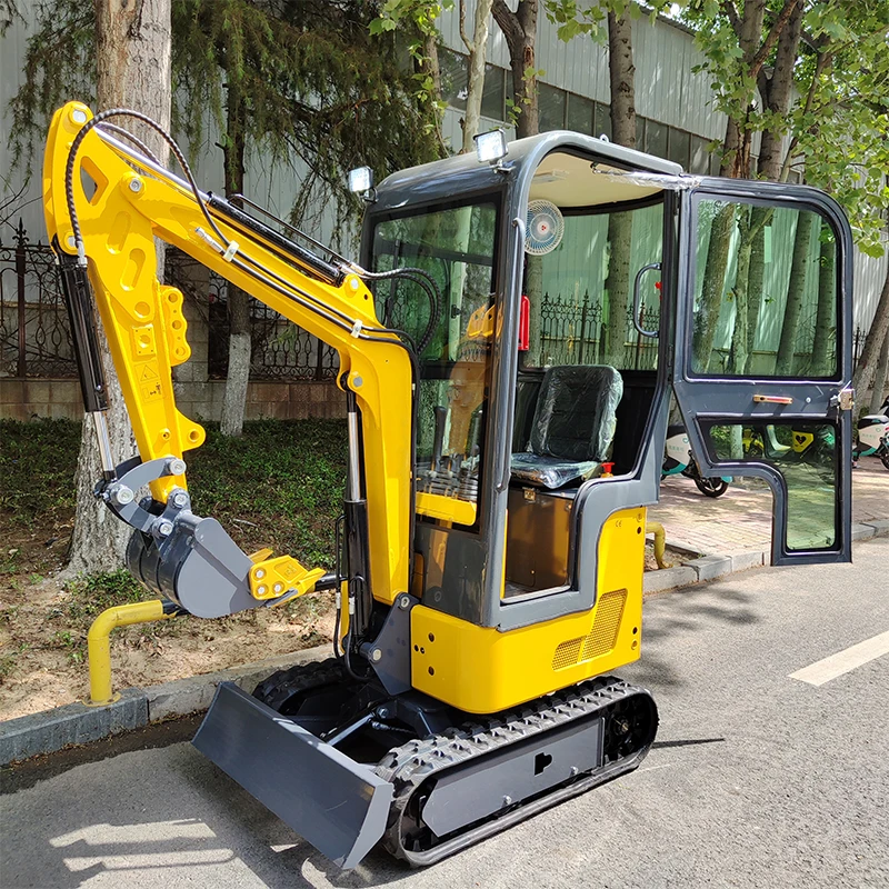 13 5 HP B & S газовый двигатель Гидравлический компактный экскаватор 1 тонный мини-экскаватор с дешевой ценой садовая машина