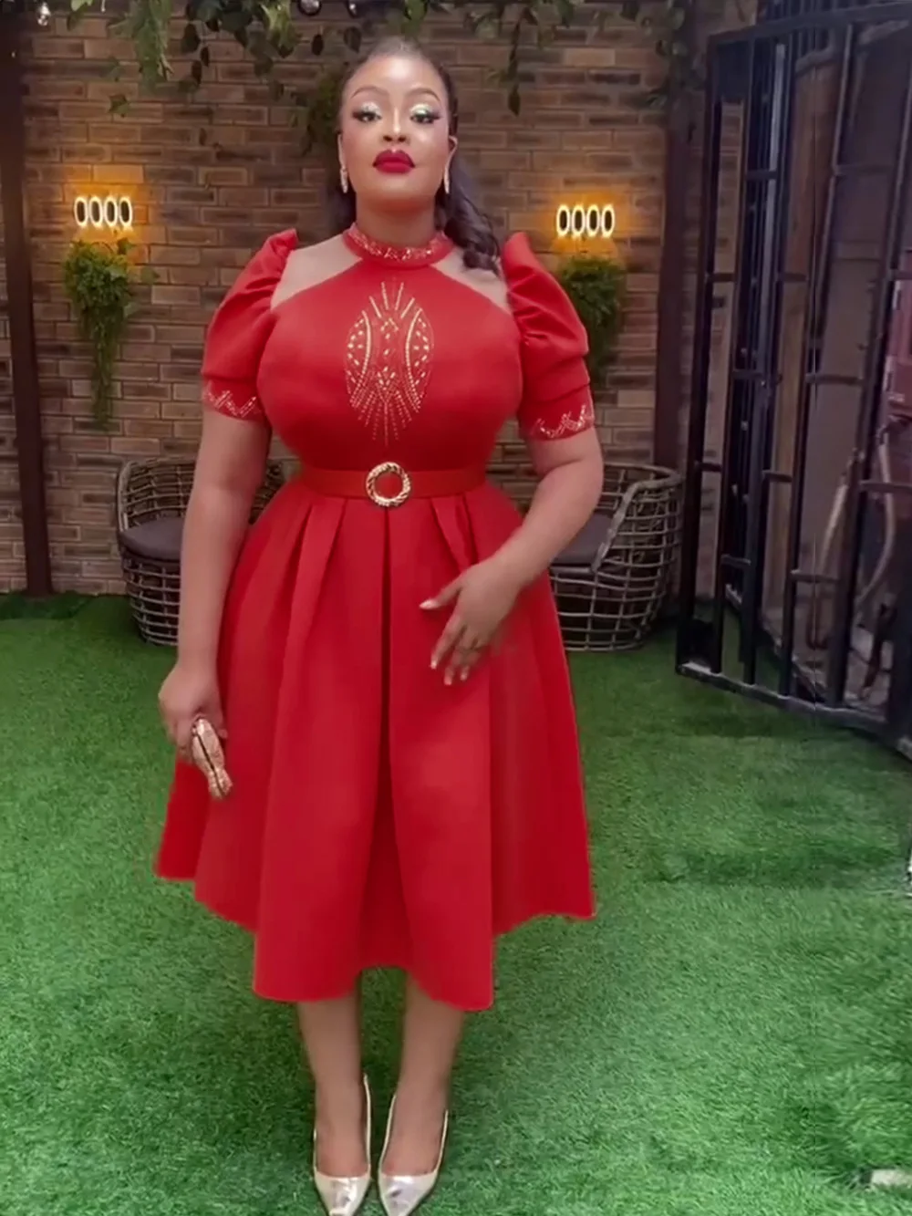 African Wedding Party Dresses for Women 2024 Elegant Luxury Evening Ankara Long Dress Plus Size Outfit Africa Clothing