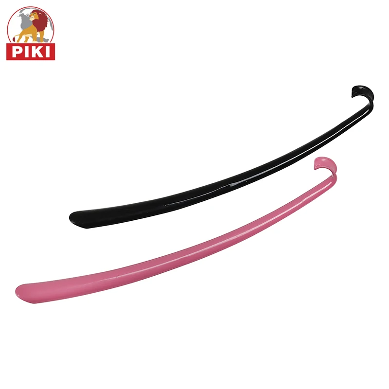 Manufacturer Supplier Men Women Seniors Long Handled Flexible Plastic Slip Shoe Horn