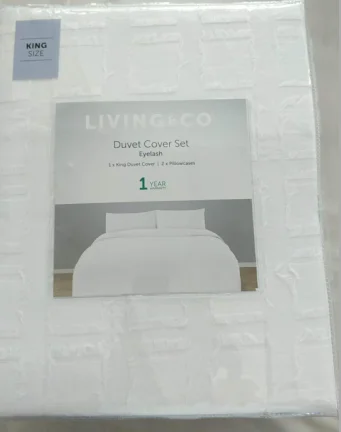 
100% cotton soft waffle shell and percale lining solid color bedding set duvet cover and pillowcase in bedding for adult 