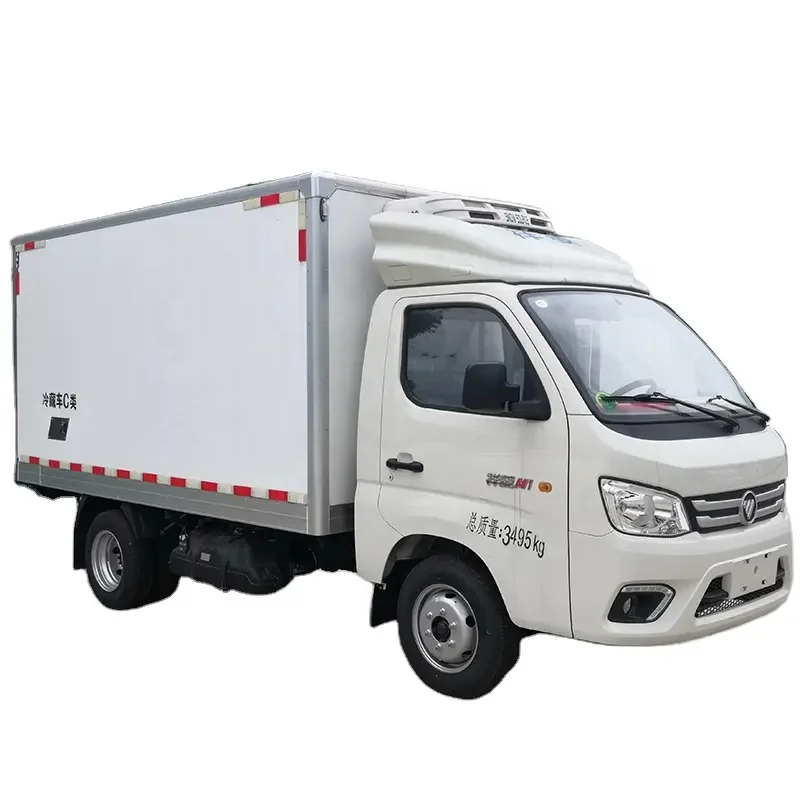 FOTON small 1-1.5T cooling van freezer truck for sale in Indonesia
