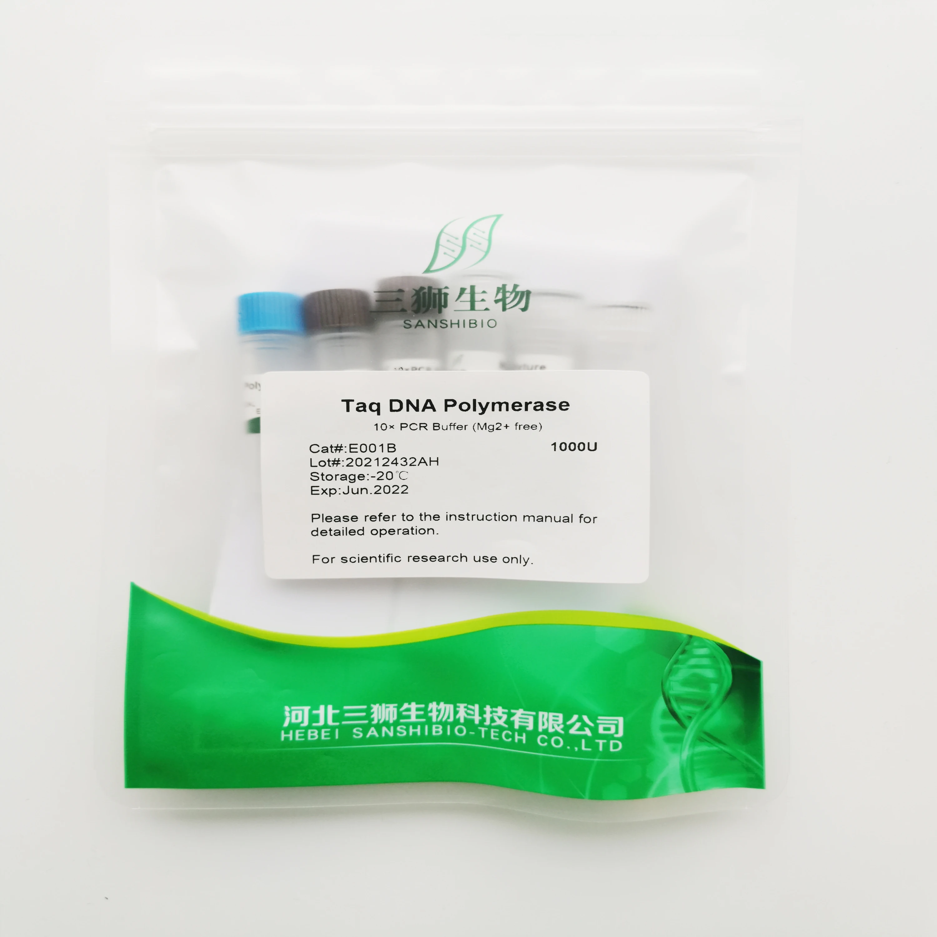 High-end atmosphere polymerase chain taq dna polymerase(without Mg2+) chemistry reagents