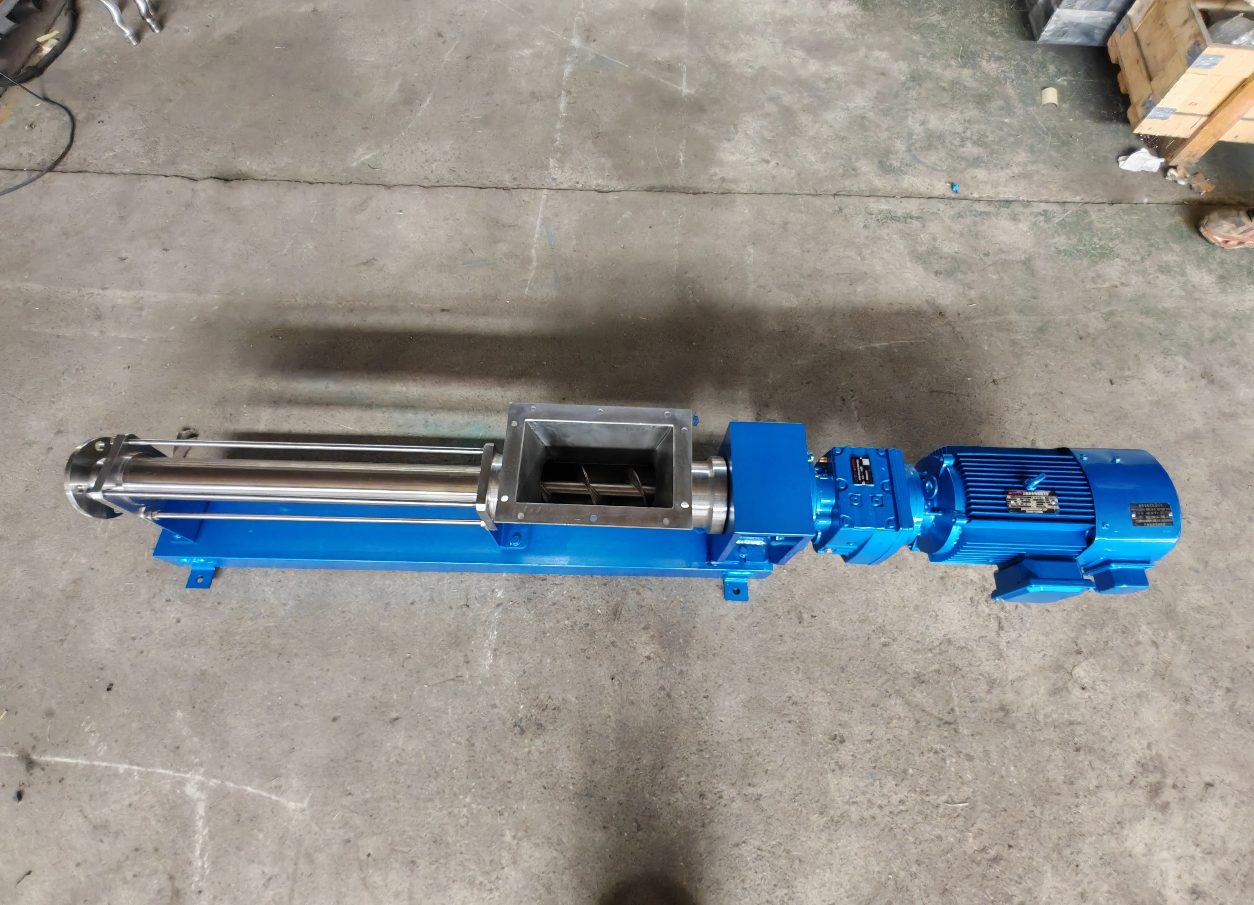 Netzsch Series Food Grade SS304/316 Open Hopper Screw Pump