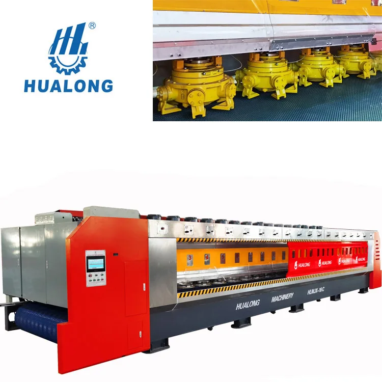 Moden Design Using Resin Abrasive Disk Slab Conveyor Belt Full Automatic Cnc Stone Marble Granite Polish Machine