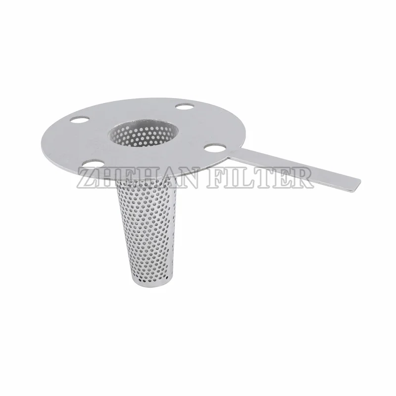 stainless steel temporary strainer brewery pipeline filter for removing impurity from beer fluid filtration strainer