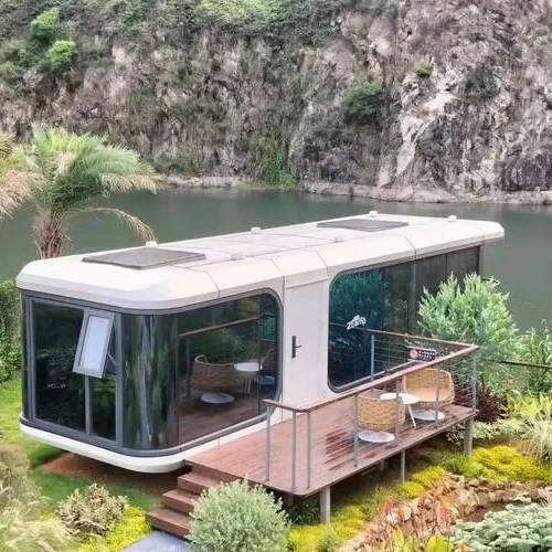 Modern Space Capsule Accommodations, Prefabricated Modular Cabins, Mobile Home Space Capsule House