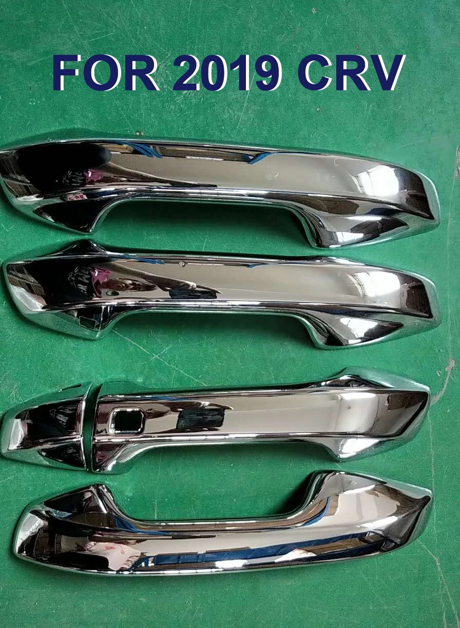 Custom Car Chrome Exterior Accessories Gas Tank Cover Door Handle Covers Bowl Body Kits Full Set for CRV CR-V 2019