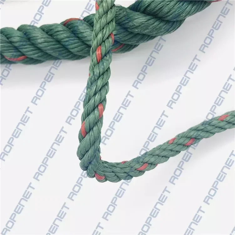 3 Strand Fiber polypropylene Braided Twisted Rope For Marine Superior Strength pp Mooring Rope