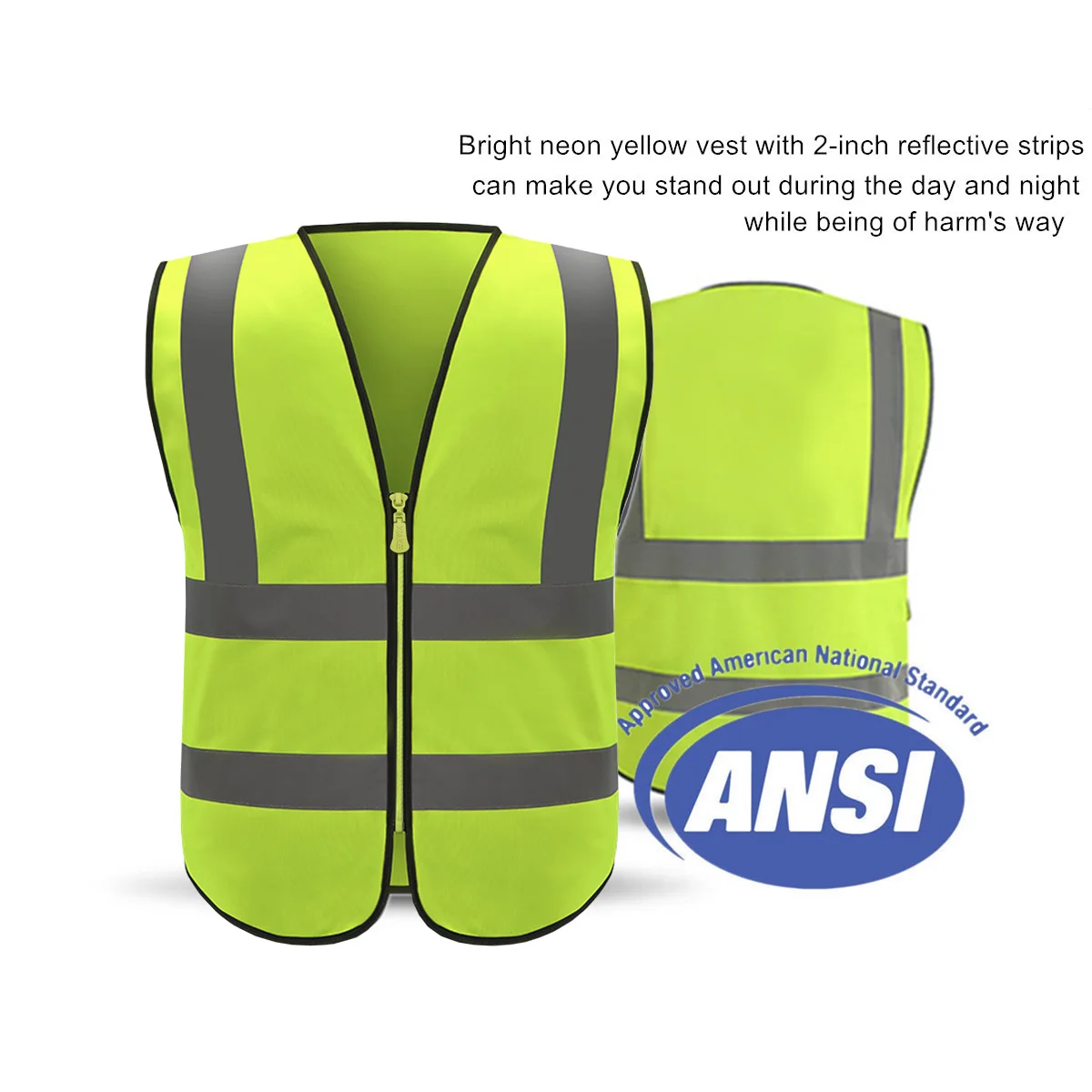 China Factory Traffic Vest Reflector Strap Safety Vest