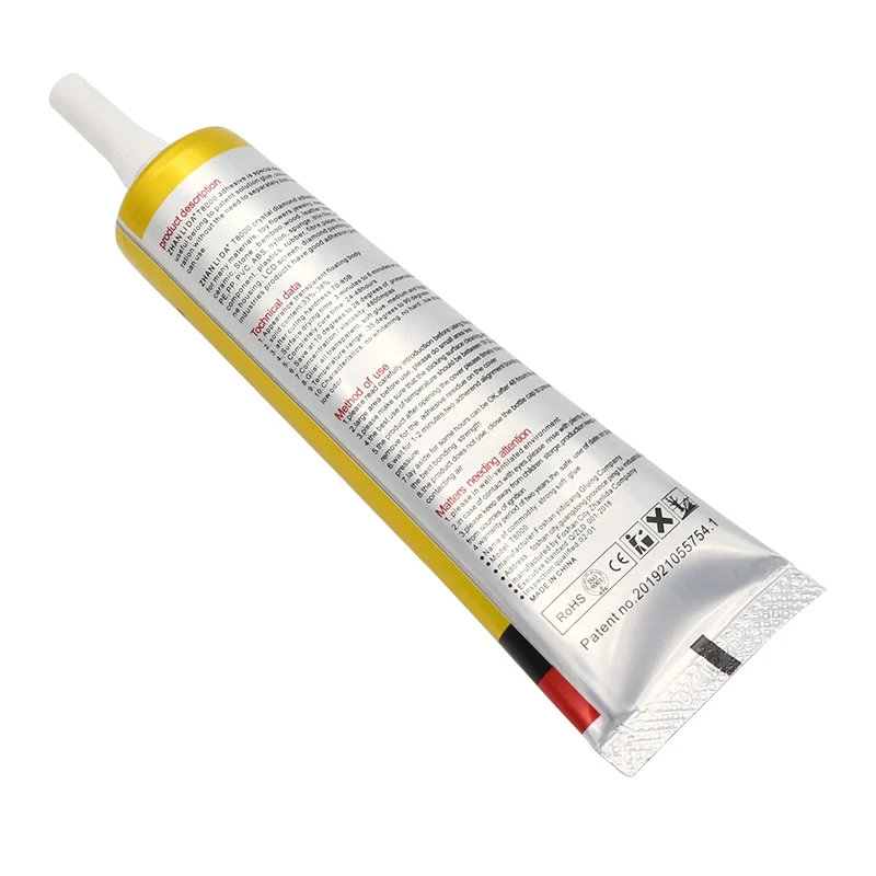 15ML 50ML 110ML Zhanlida T7000 Black Contact DIY Multifunctional Glue Repair Adhesive With Precision Applicator Tip
