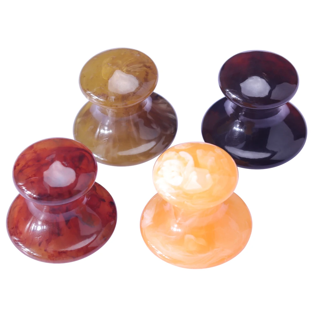 big white crycal jade mushroom shaped hot facial jade stone for body massage tool