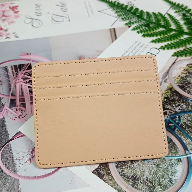2022 Promotion Gift Luxury Minimalist Custom K pop Plastic Name Card Holder Business ID badge Card Holder Wallet