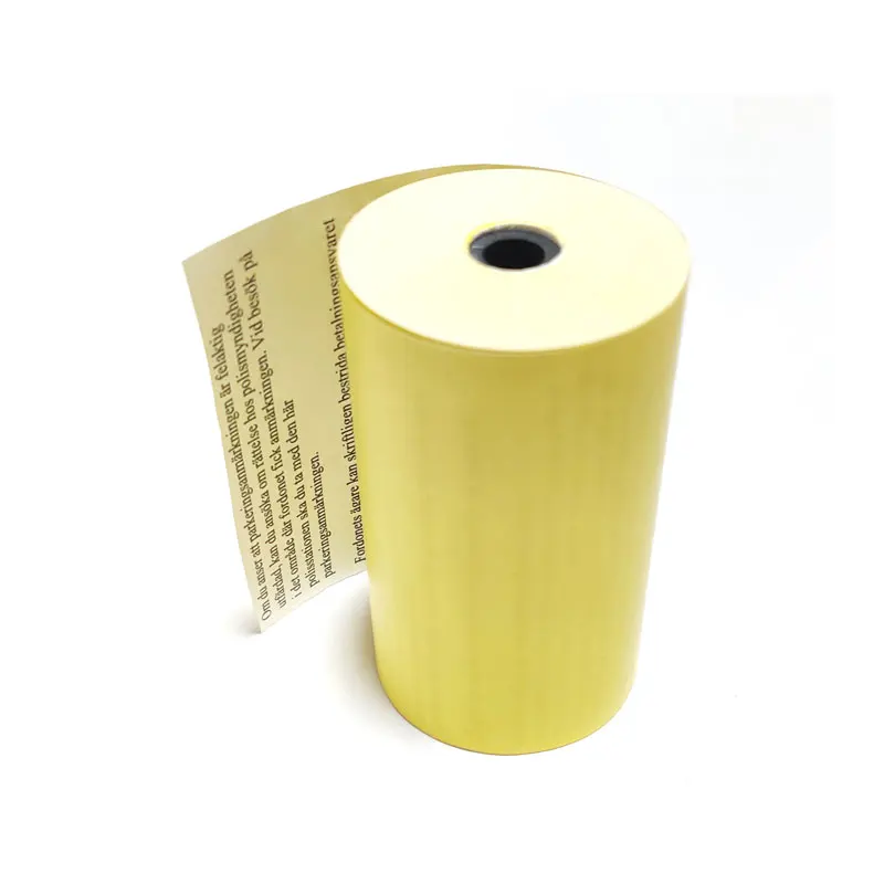 Wholesale Yellow Thermal Paper Roll For Receipt Atm Pos Systems Credit Card Machine