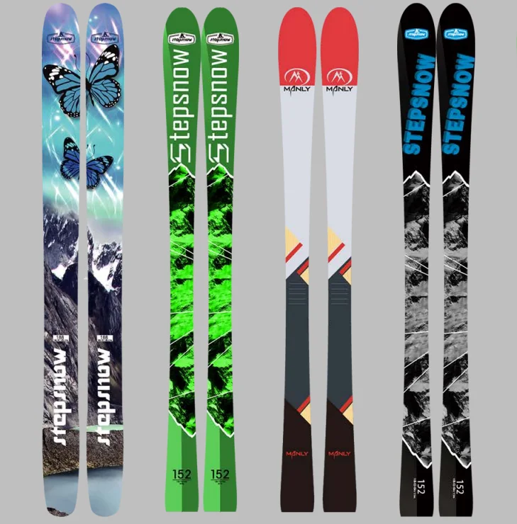 Bamboo snowboard Wood ski winter outdoor skis wholesale ski equipment snowboard made in china