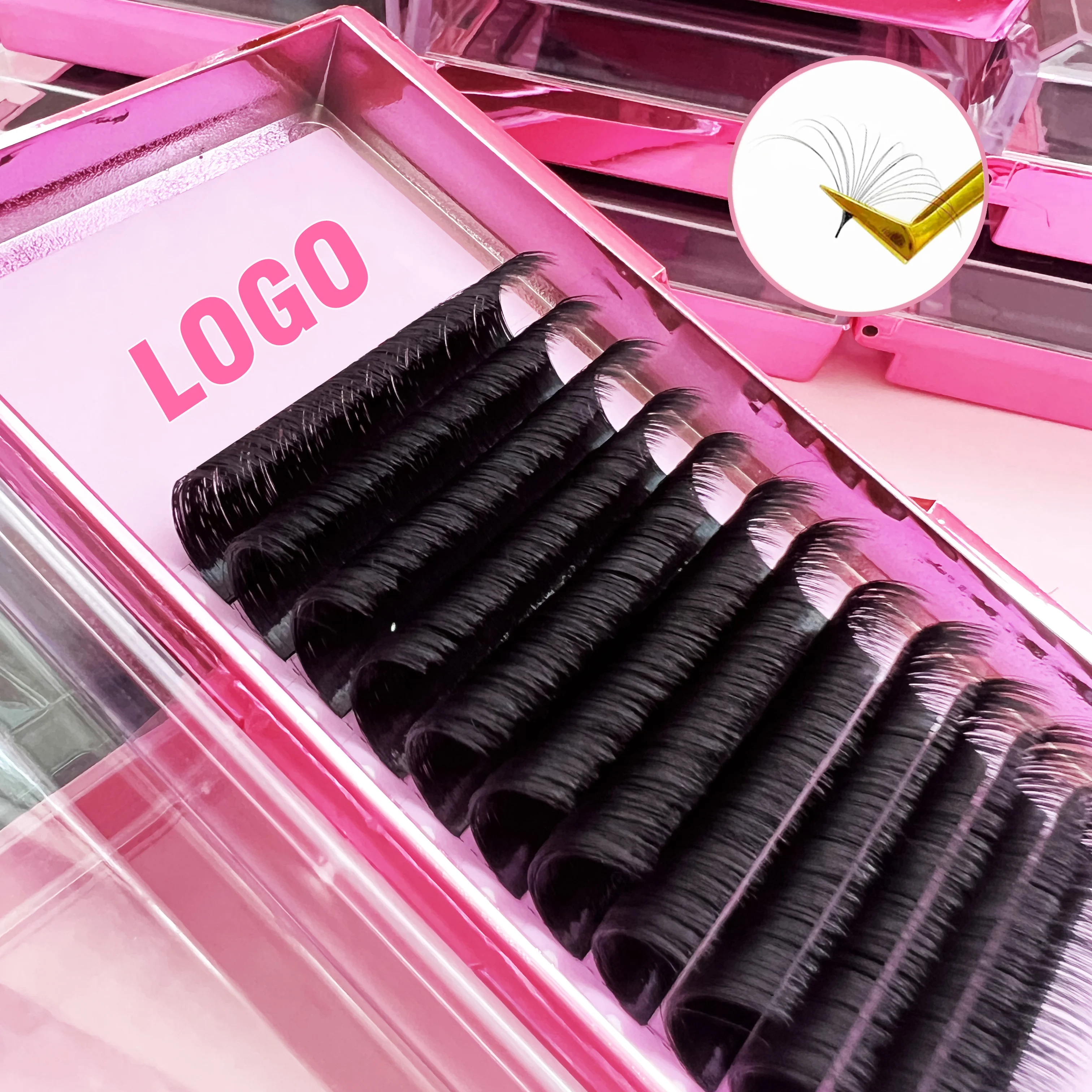 Meecil lash lashes wholesale mink private label individual eyelash extensions