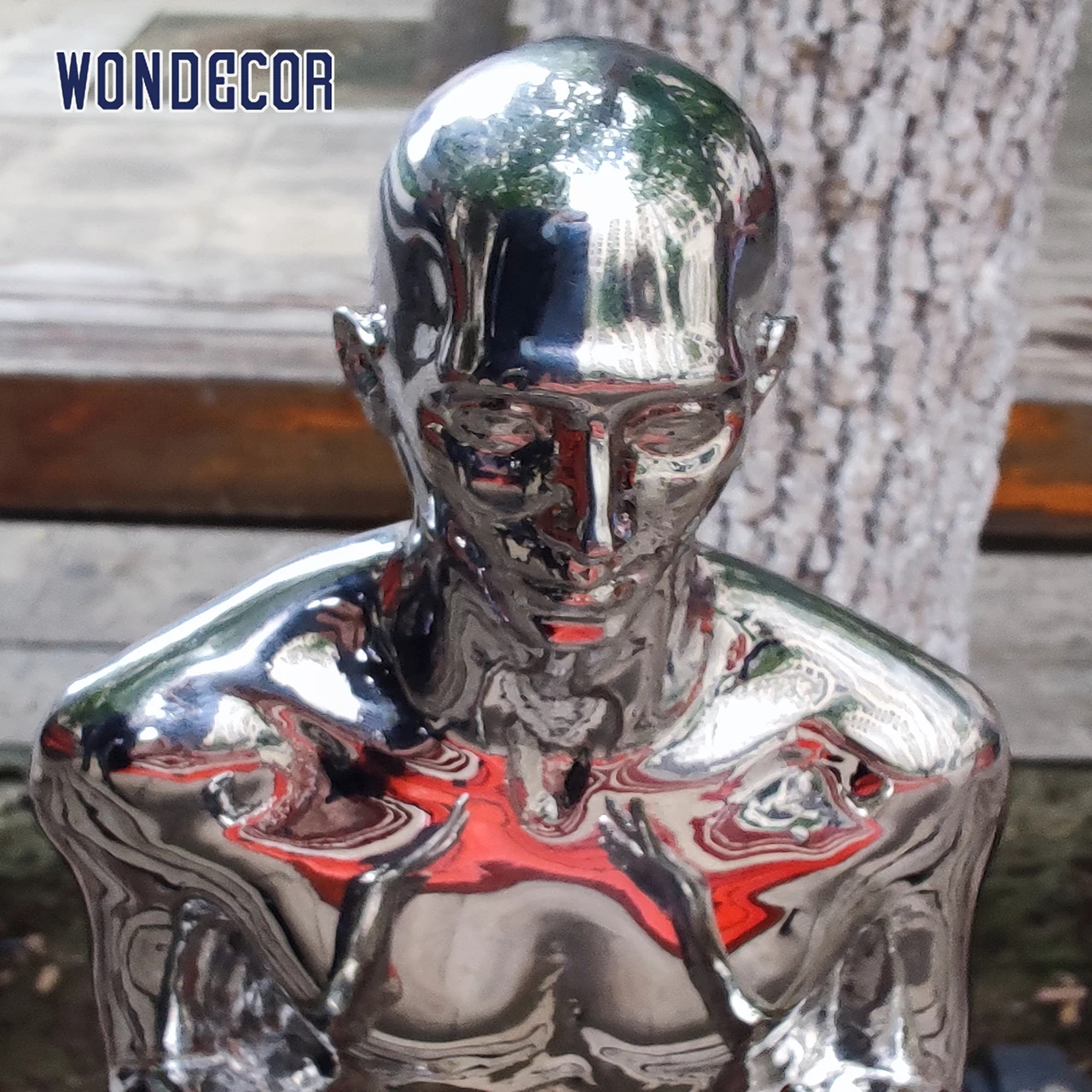Статуя мужчины из металла Wondecor памятный подарок сувенир трофей нержавеющей стали на заказ с металлической наградой
