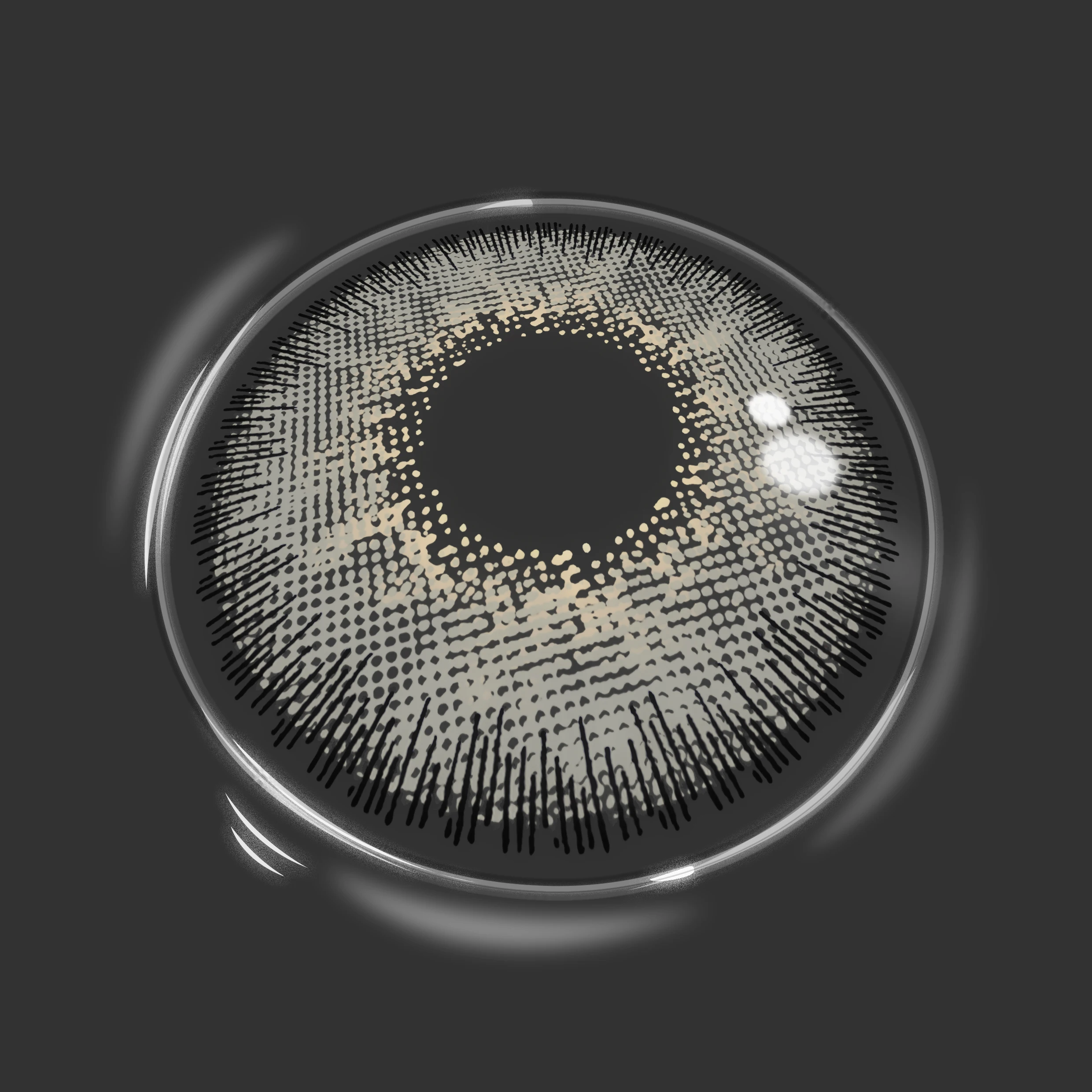 Lentilles De Yeux Eye Lenses Color Contact Lens Soft Cosmetic Contact Lenses Two Pieces Colourful Yearly 14.0mm 0.08mm