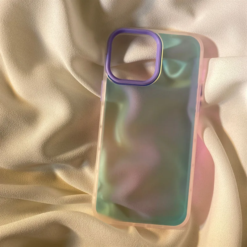 Laser Chameleon 11 Anti-Drop Paint 12Pro Tidal Doodle XS MAX Phone case is applicable for Phone14 pro max