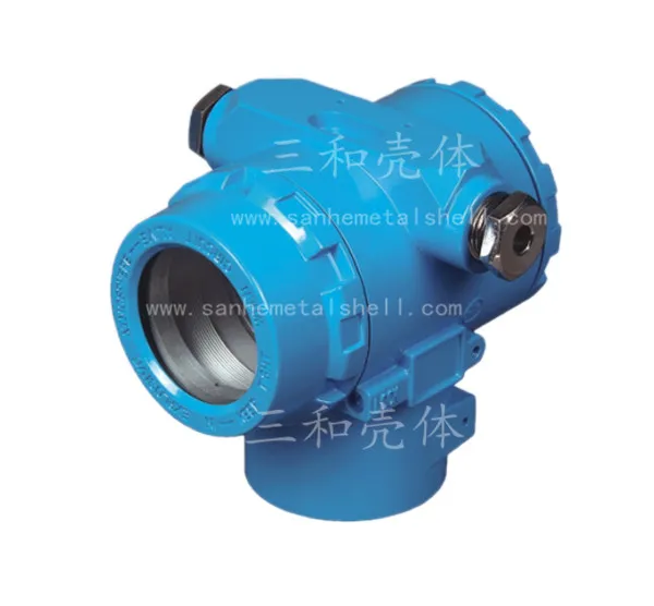 Aluminum die casting enclosure flow meter enclosure