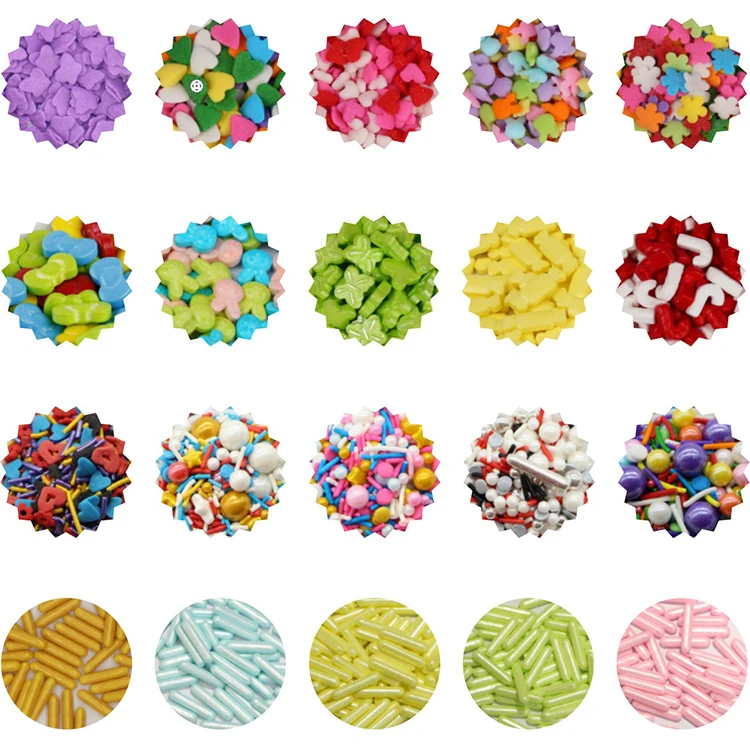 Edible Cake Decorations Sprinkles Love