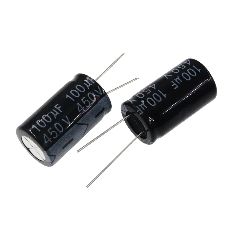 100uF 450V 100MFD 450Volts 100uF450v 100mF450v 18mm*30mm Radial Aluminum Electrolytic Capacitor