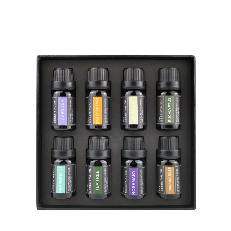 Set 6 8 14 Gift Box Fragrance Machine Pure Oil Set  100% Natural Essential Oil For Human Body Care