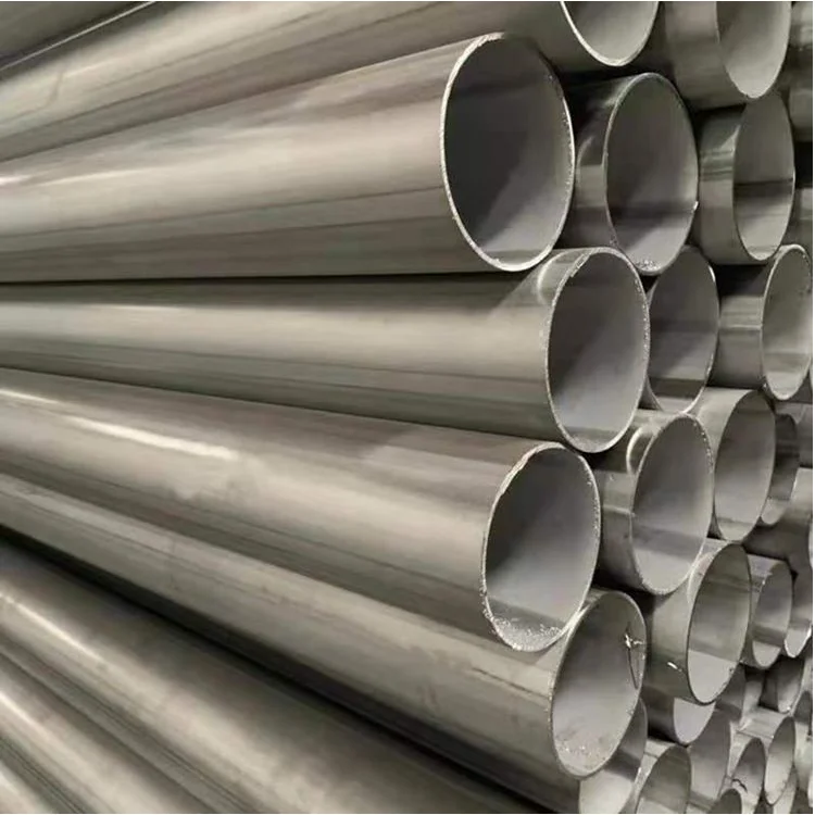 304 Stainless Steel Round Pipe Works Stainless Steel Stair Handrail Decorative Pipe Bright Corrosion Resistant