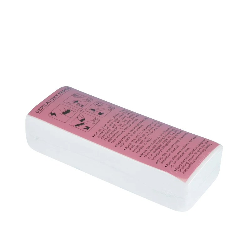 Convenient Custom Non Woven Hair Removal Soft Wax Paper Depilatory Cream Disposable Wax Depilatory Paper depilation paper