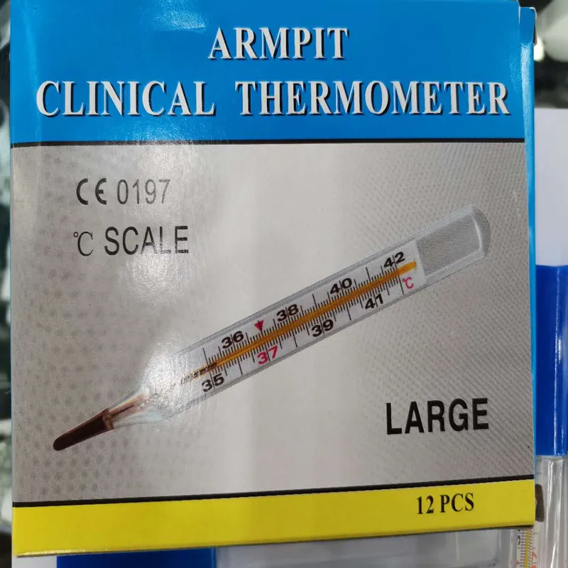 
Oral Long Bulb Clinical Mercury Glass Thermometer 