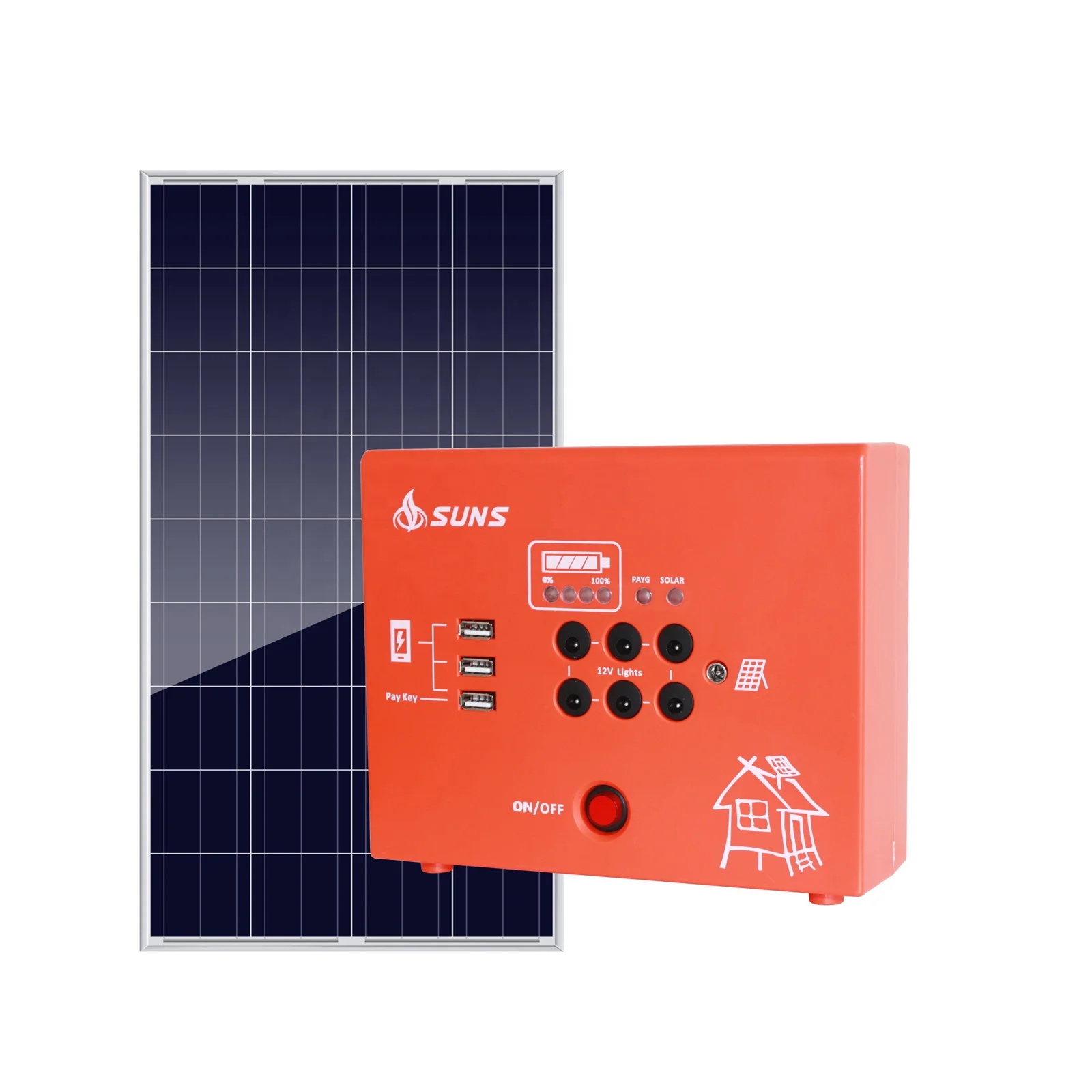 Factory direct sale 2022 high quality solar panel system kit complete 15W 20W home solar power energy system