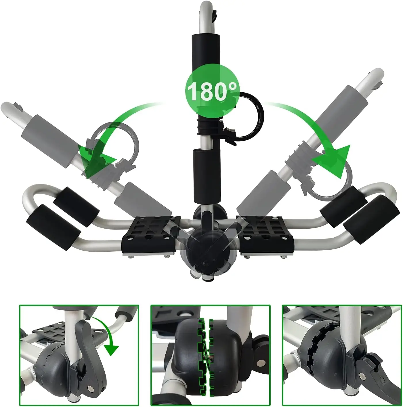 Kayak Roof Rack,J-Style 4-in-1 Kayak Roof Holder Carriers for Canoe, Kayaks,Surfboard and Ski Board Rooftop Mount on SUV, Car