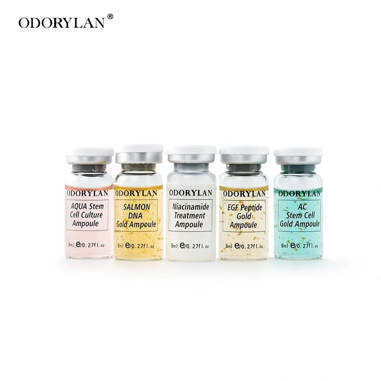 Hyaluronic Acid 24k Gold Serum Set Multi-Color Original Liquid with Moisturizing and Hydrating Features for Dark Circles