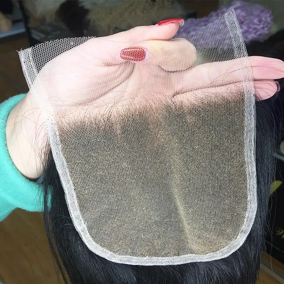 Wholesale 4X4 5X5 6X6 Hd Lace Closure Raw Indian Temple Hair Closures Et Lace Frontal Vente Gros