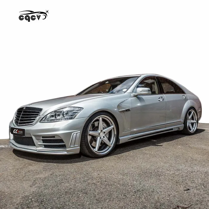 Good fitment WD style body kit for Mercedes Benz s class W221 front bumper rear bumper for s320 s400 facelift