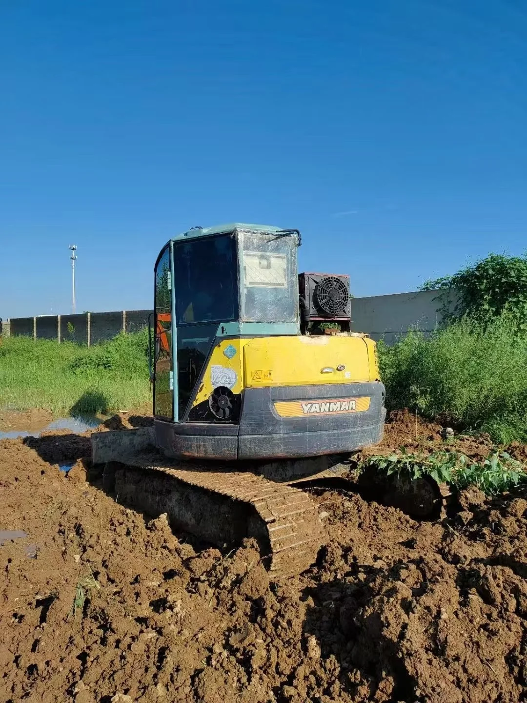 7 ton mini Japan original yanmar vio75 excavator diesel engine 75 japanese second hand excavator supplier vio75-b