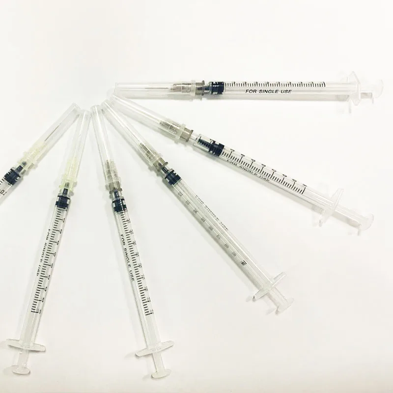 
High Quality safety Luer Slip Medical 1ml Disposable Vaccine Syringe 