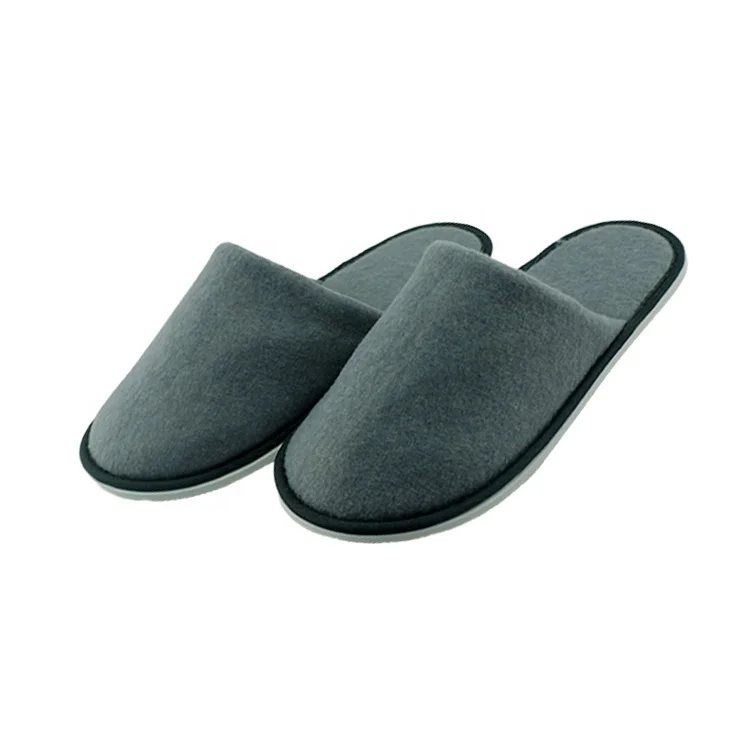 
Four Seasons Hotel Closed Toe Disposable Cotton Velour Slippers 