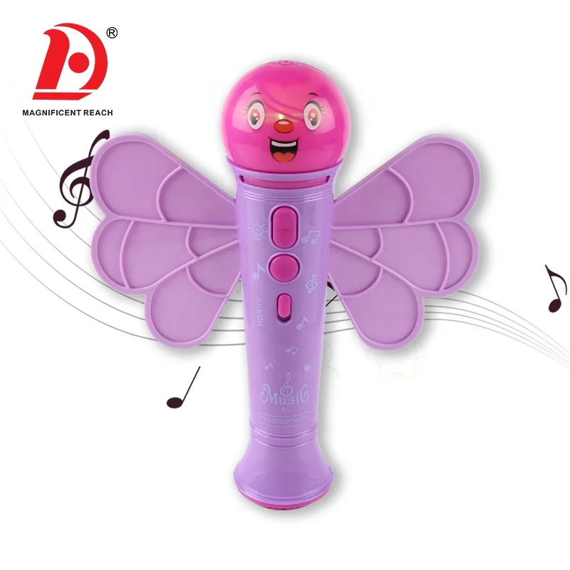 HUADA 2019 Baby Musical Karaoke Echo Microphone Toys with Connecting Cell Phone Function
