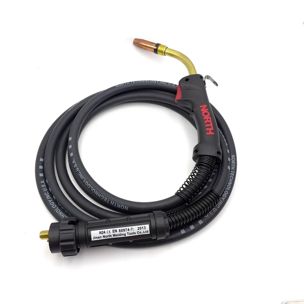 Welding Torch Gun 24KD MB24 250A MIG MAG CO2 Weld Torch Euro Connector 5Meters