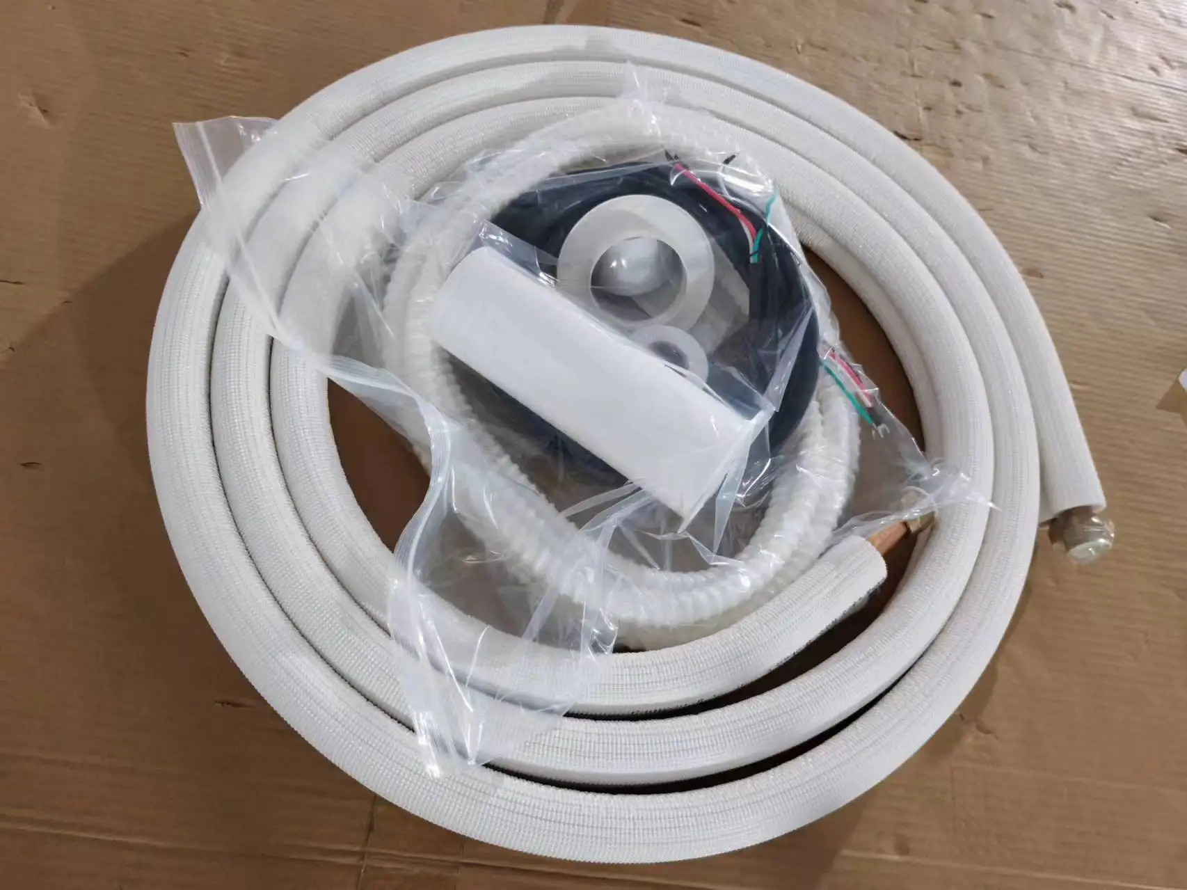 AC Insulated Copper Connecting Tube Pipe Air Conditioner Ac Insulation Copper Pipe Roll