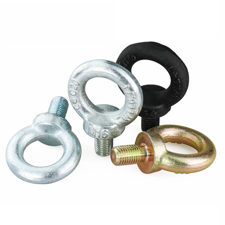 Fasteners Zinc Plated Eye Bolts Factory Supply Eyebolt GB825 DIN580 M48 Lifting Eye Bolt for Ringing