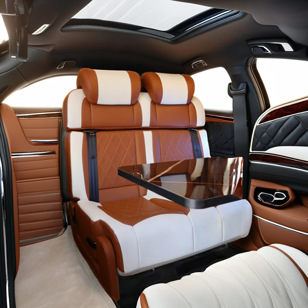 Custom modified Toyota Vito MP SVU leather seat bed comfortable reclining luxury motorhome seats multiple certifications